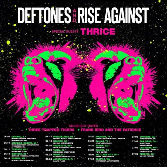 Deftones & Rise Against Tickets 1st July Utah First Credit Union