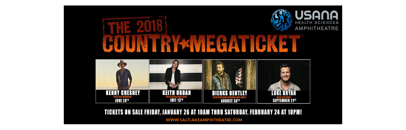 2018 Country Megaticket Tickets (Includes All Performances)