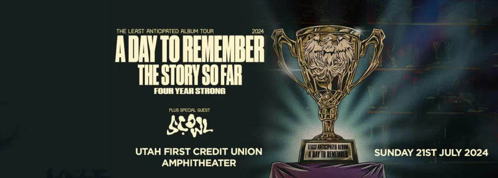 A Day To Remember at Utah First Credit Union Amphitheatre