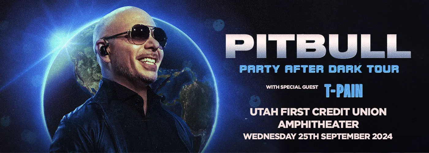 Pitbull Tickets 25th September Utah First Credit Union Amphitheatre